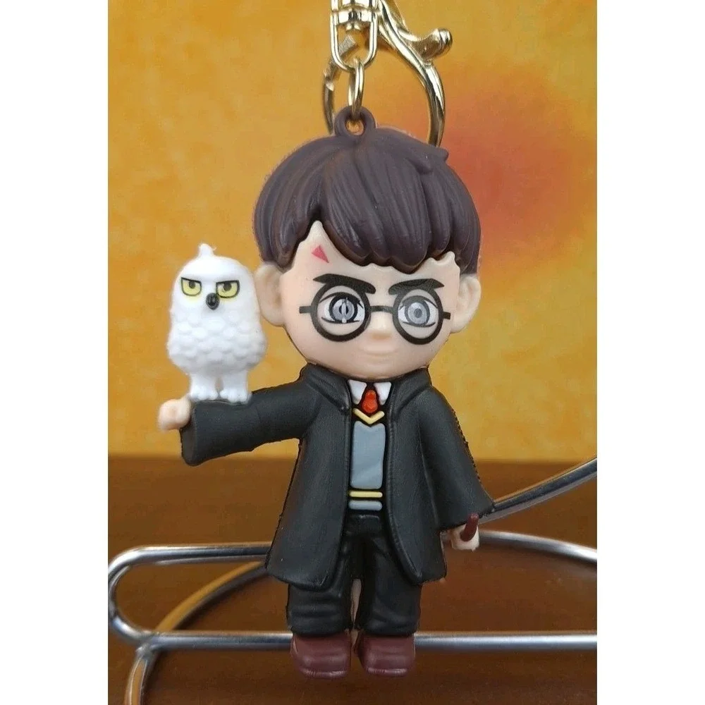 Harry‎ Potter With White Owl Keychain Backpack Clip PVC